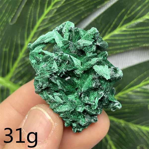 Green Malachite Silk Luster Crystal-ToShay.org