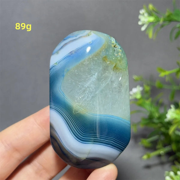 Blue Sapphire Striped Agate-ToShay.org