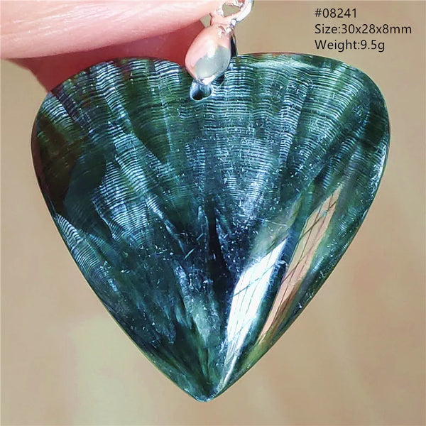 Green Seraphinite Pendant-ToShay.org