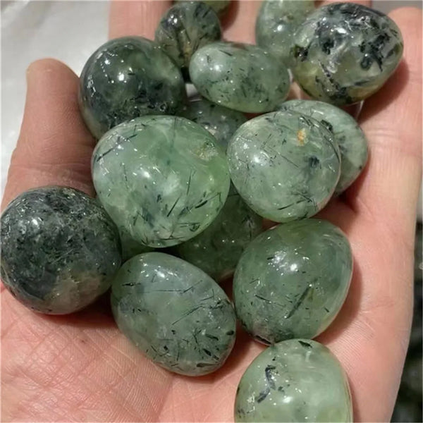 Green Prehnite Tumbled Stones-ToShay.org