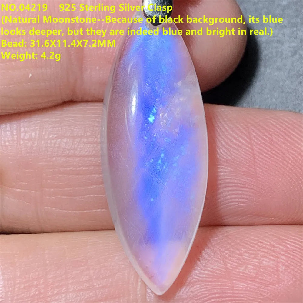 Blue Light Moonstone Pendants-ToShay.org