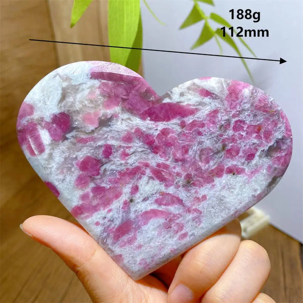 Pink Unicorn Tourmaline Heart-ToShay.org