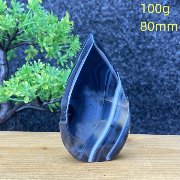 Black Silk Stripe Agate-ToShay.org
