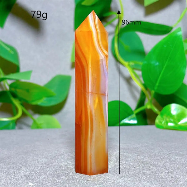 Orange Carnelian Crystal Tower-ToShay.org