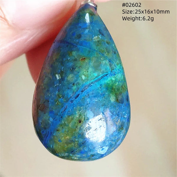 Blue Azulite Malachite Pendant-ToShay.org