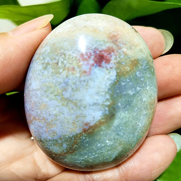 Ocean Jasper Palm Stone-ToShay.org