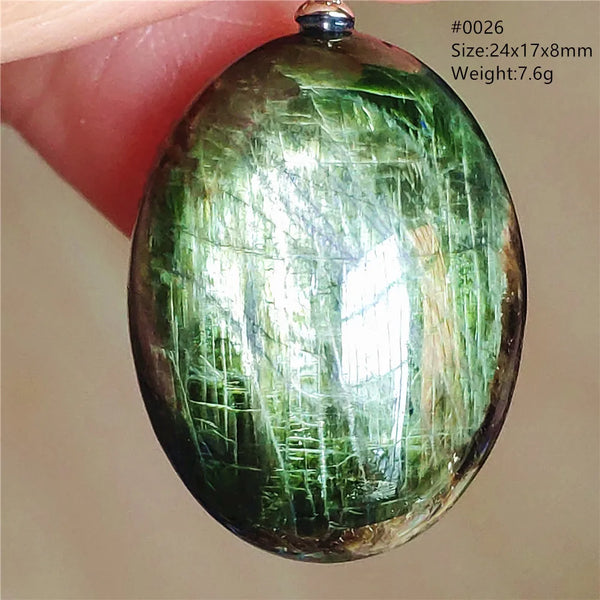 Green Diopside Pendant-ToShay.org