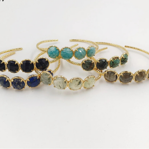 Mixed Crystal Cuff Bracelets-ToShay.org