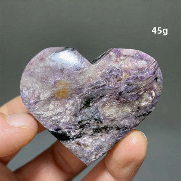 Purple Dragon Crystal Heart-ToShay.org