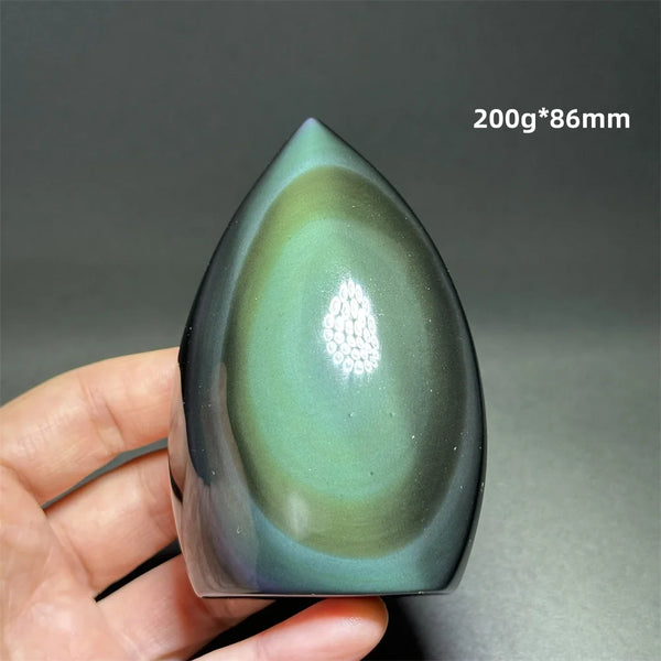 Rainbow Obsidian Torch-ToShay.org