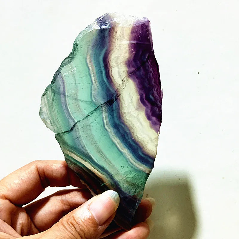 Rainbow Fluorite Slice-ToShay.org