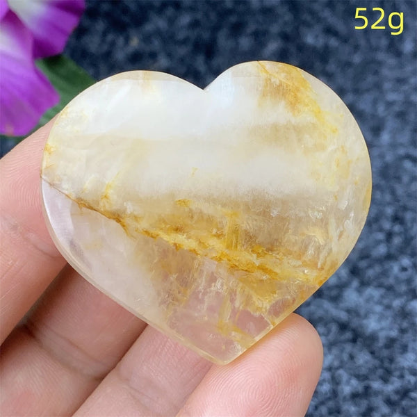 Yellow Ghost Crystal Heart-ToShay.org