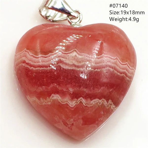 Red Rhodochrosite Pendant-ToShay.org