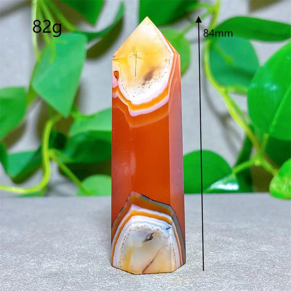 Orange Carnelian Crystal Tower-ToShay.org