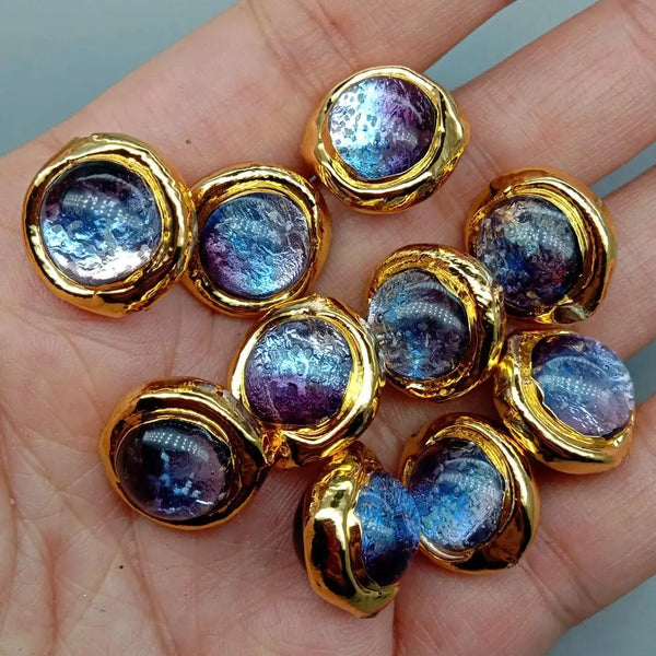 Purple Glass Beads-ToShay.org