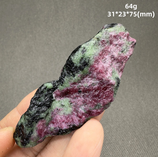 Red Green Ruby Epidote-ToShay.org