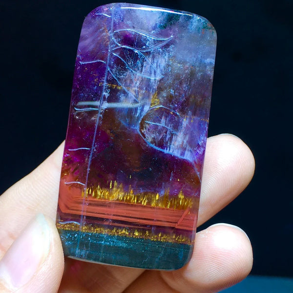 Purple Cacoxenite Red Auralite-ToShay.org