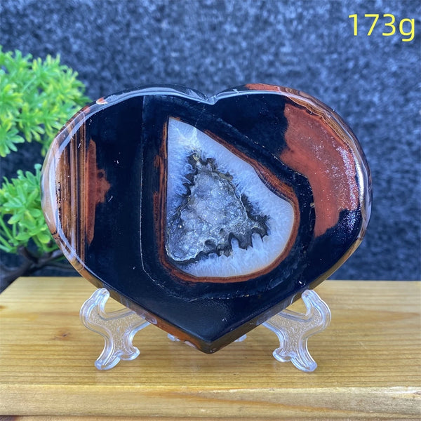Black Agate Heart-ToShay.org