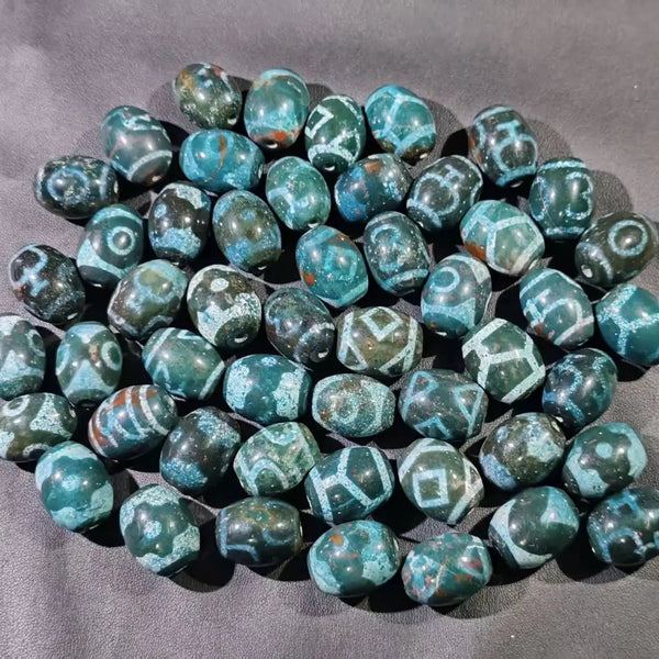 Tibetan Agate Dzi Beads-ToShay.org