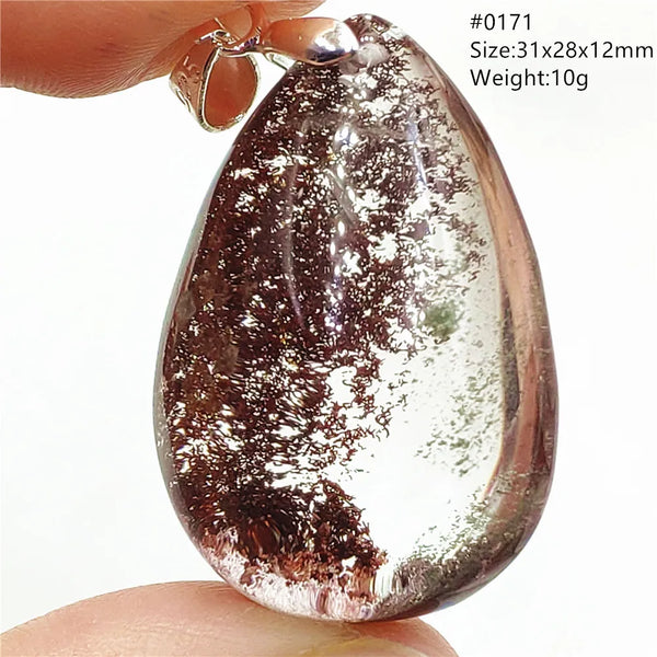 Green Phantom Quartz Pendant-ToShay.org