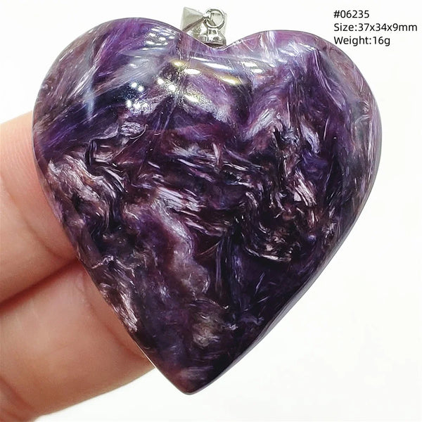 Purple Charoite Pendant-ToShay.org