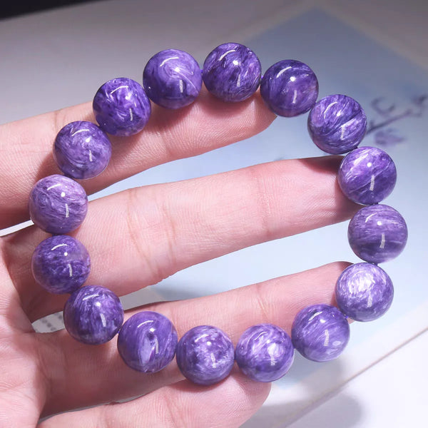 Purple Charoite Bracelet-ToShay.org
