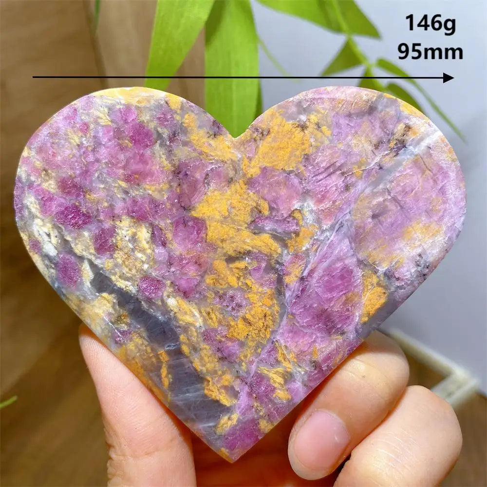 Pink Unicorn Tourmaline Heart-ToShay.org