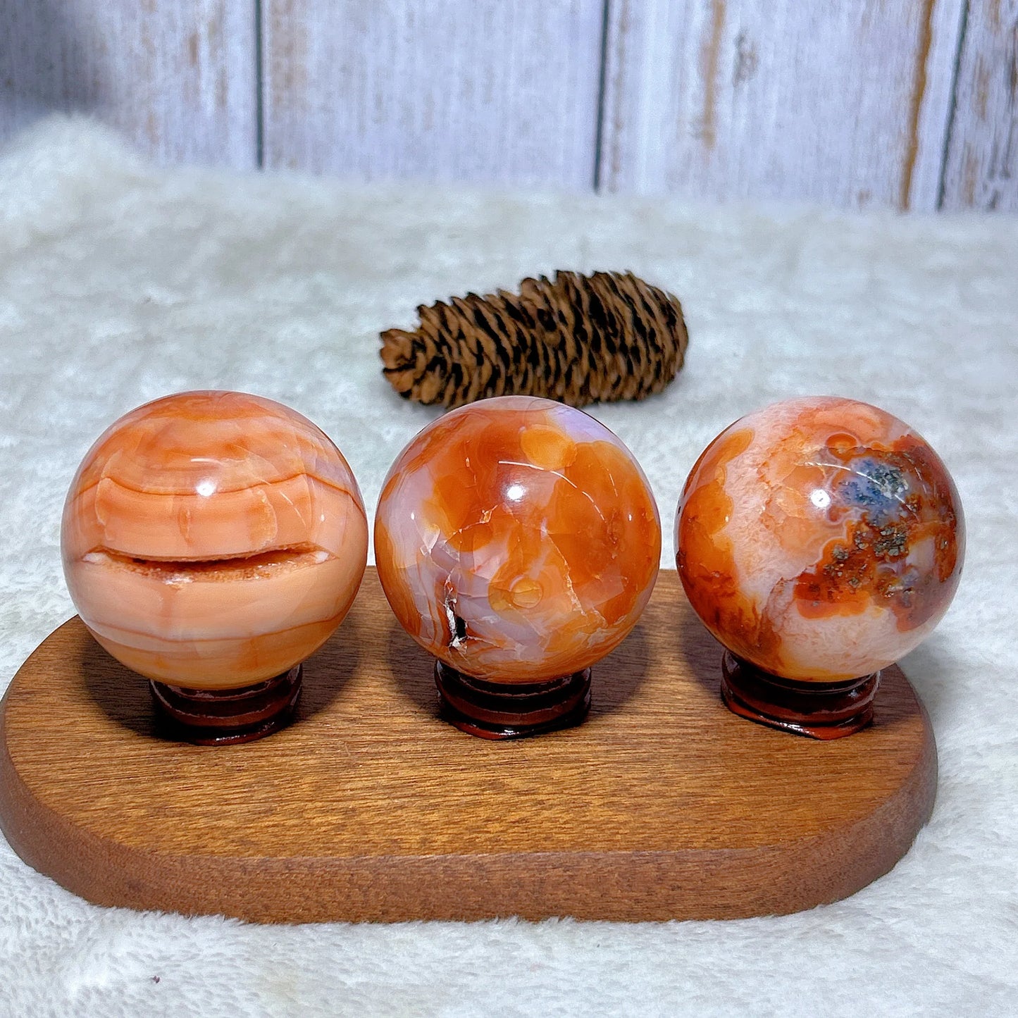 Red Carnelian Quartz Ball-ToShay.org