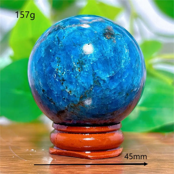 Blue Apatite Ball-ToShay.org