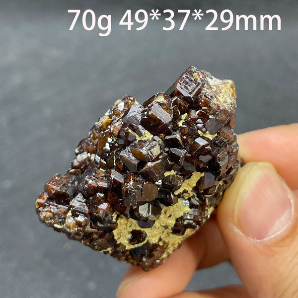 Red Garnet Quartz Cluster-ToShay.org