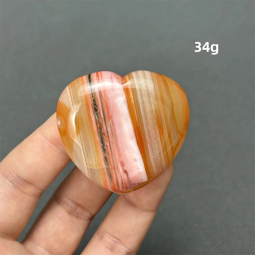 Orange Carnelian Heart-ToShay.org