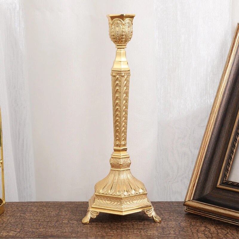 Mixed Embossed Candlesticks-ToShay.org