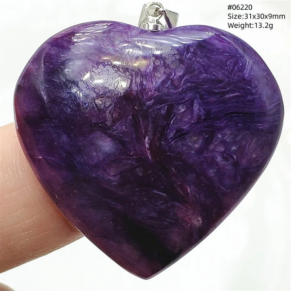 Purple Charoite Pendant-ToShay.org