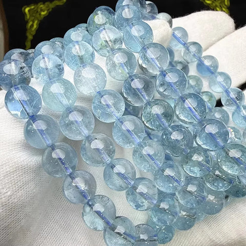 Blue Topaz Bead Bracelet-ToShay.org