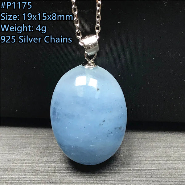 Blue Aquamarine Pendent-ToShay.org
