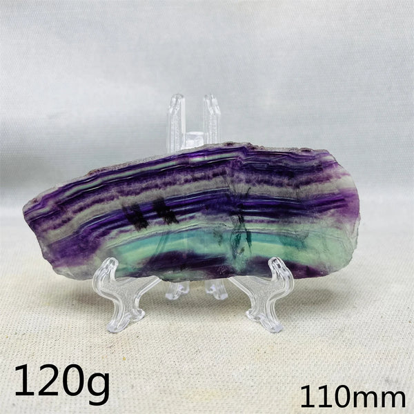 Purple Fluorite Rainbow Slice-ToShay.org