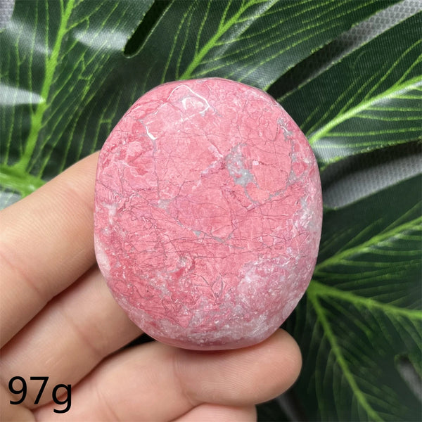 Pink Peach Jade Palm Stone-ToShay.org