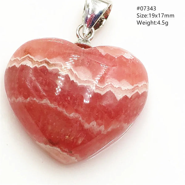 Red Rhodochrosite Pendant-ToShay.org