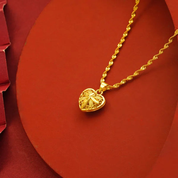 Gold Heart Pendant-ToShay.org