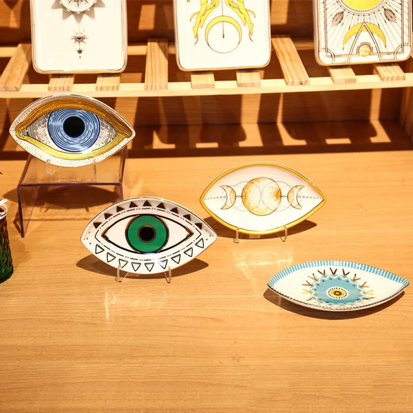 Evil Eye Ceramic Plate-ToShay.org