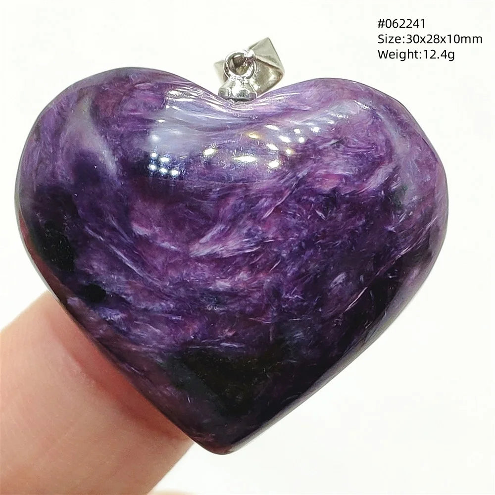 Purple Charoite Pendant-ToShay.org