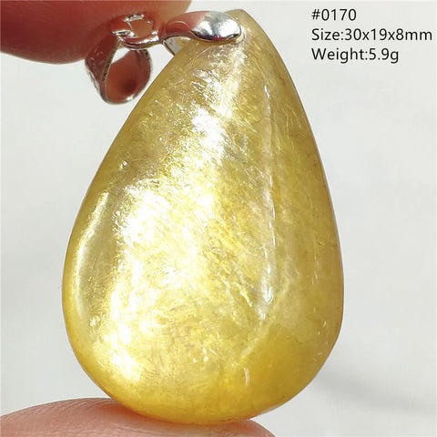 Gold Lepidolite Flash Pendant-ToShay.org