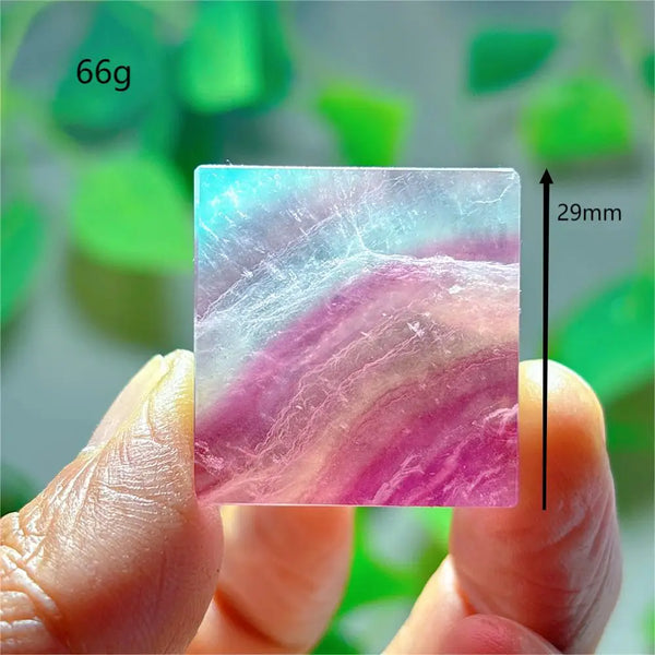 Purple Fluorite Crystal Square-ToShay.org