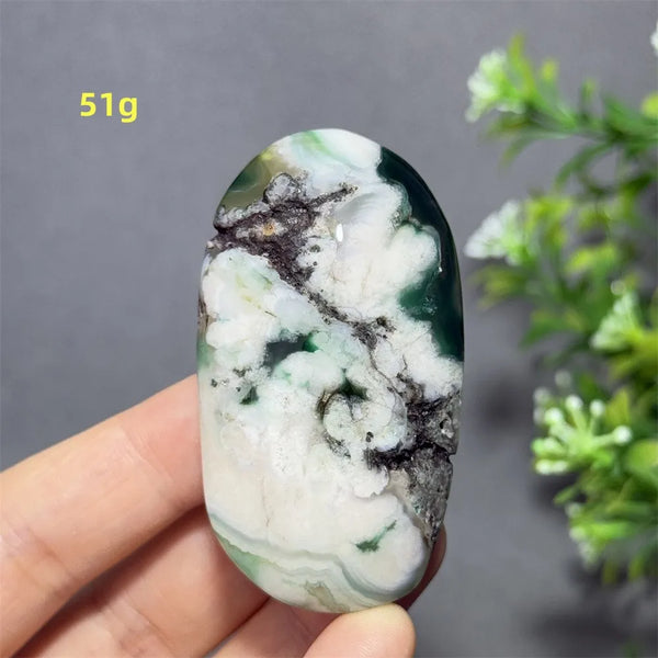 Green Cherry Blossom Agate-ToShay.org