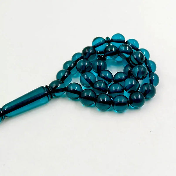Blue Resin Prayer Beads-ToShay.org