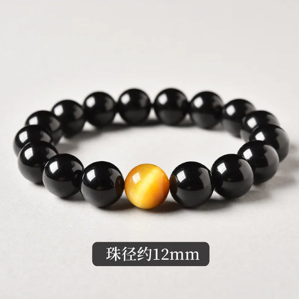 Black Gold Obsidian Bracelet-ToShay.org