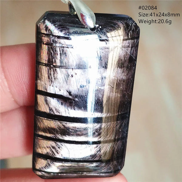 Black Hypersthene Pendant-ToShay.org