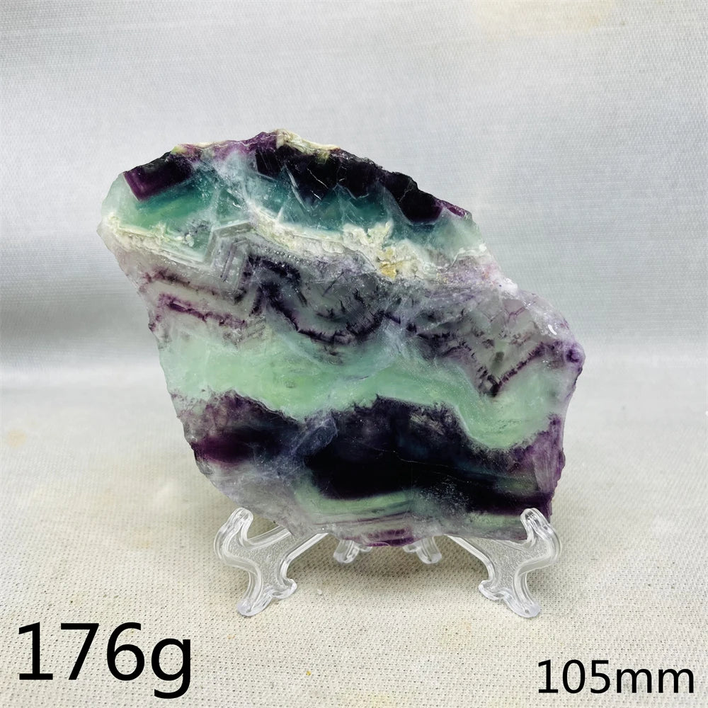 Purple Fluorite Rainbow Slice-ToShay.org