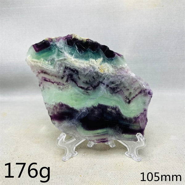 Purple Fluorite Rainbow Slice-ToShay.org