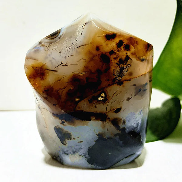 Yellow Moss Agate Flame-ToShay.org